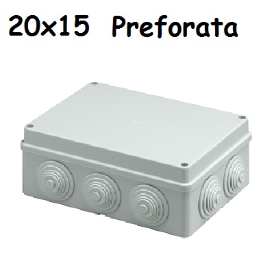 Cassetta 15x20 IP65 C/Gommini